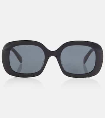 Triomphe 10 square sunglasses in black 